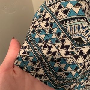 Patrons of peace lace up tank top